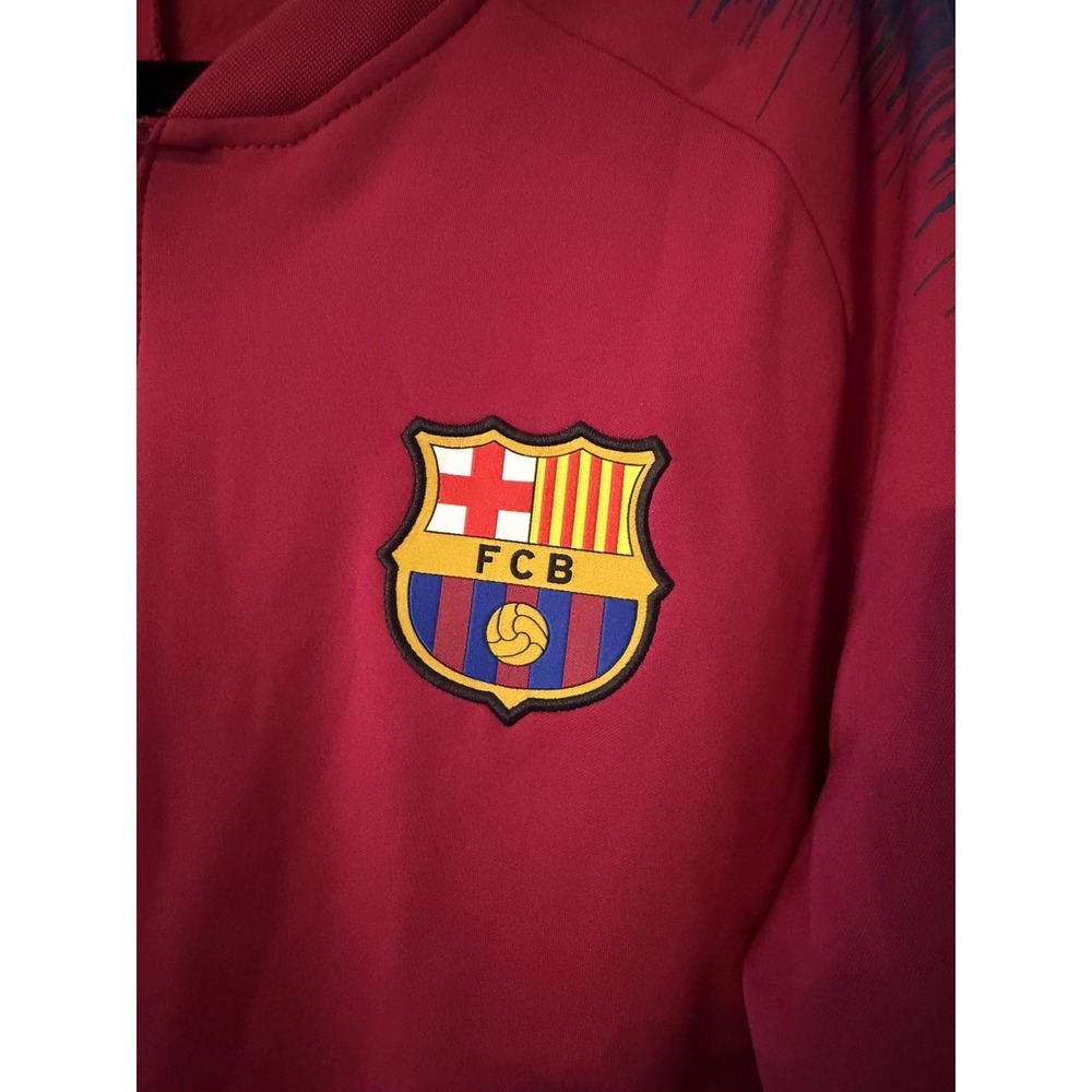 BARCELONA NIKE 2018/2019 FOOTBALL TRAINING ANTHEM TRACK TOP SIZE L Soccer - Picture 4 of 9